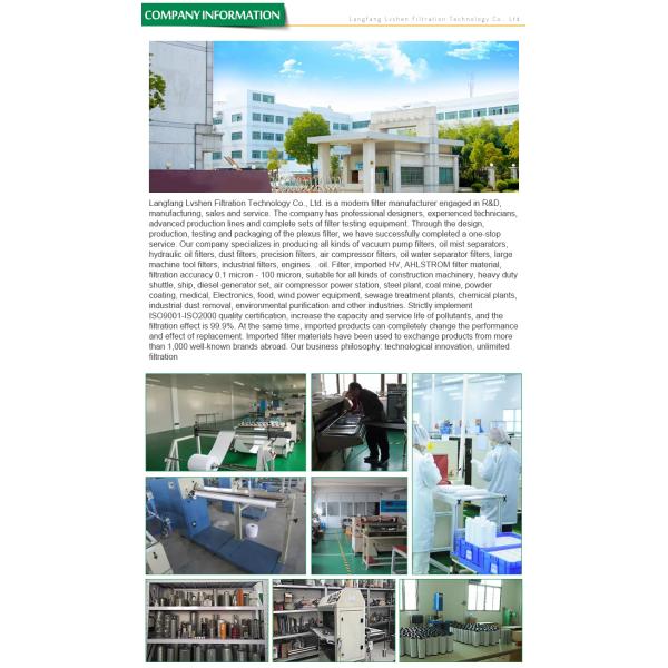 ISO9001 Вакуумный насос для фильтра масла, 71018858 Замена гидравлических фильтров