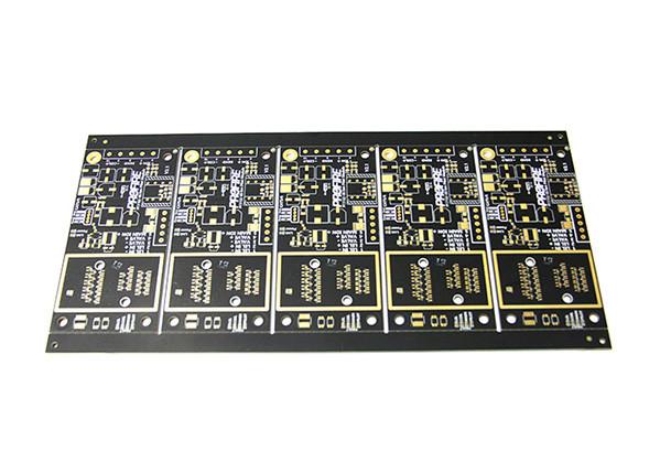 2 U ENIG FR4 Black Ink UL RoHS 2 Layers PCB Circuit Board