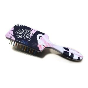 Custom Coated Blank Plastic Sublimation Hair Massage Comb For Lady Sublimation Hair Brush