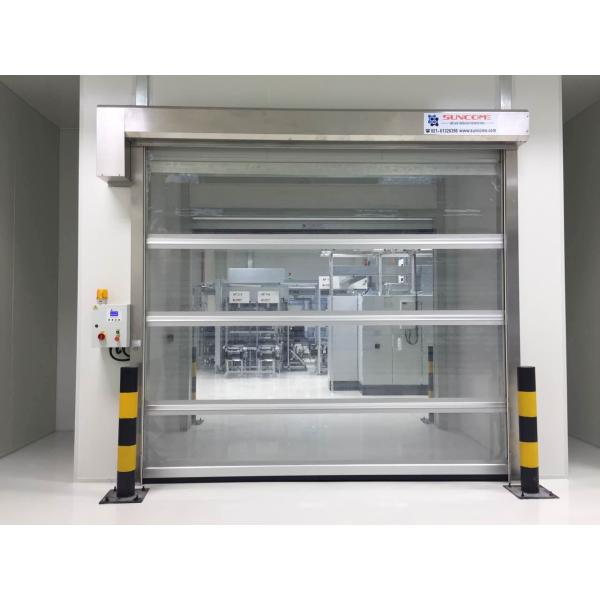 Противоветровые стойки беспроводные защитные перила высокоскоростные двери, наружные прокатные жалюзи