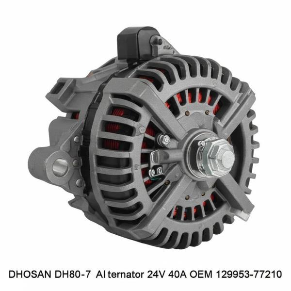 Alternador para excavadora Doosan DH80-7 24V 40A OEM 129953-77210
