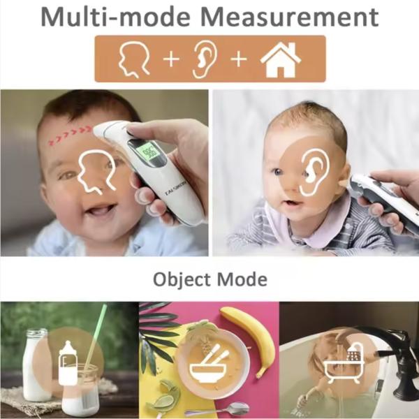 2 AAA Battery 15s Auto Shutdown Infrared Thermometer With Fever Alarm