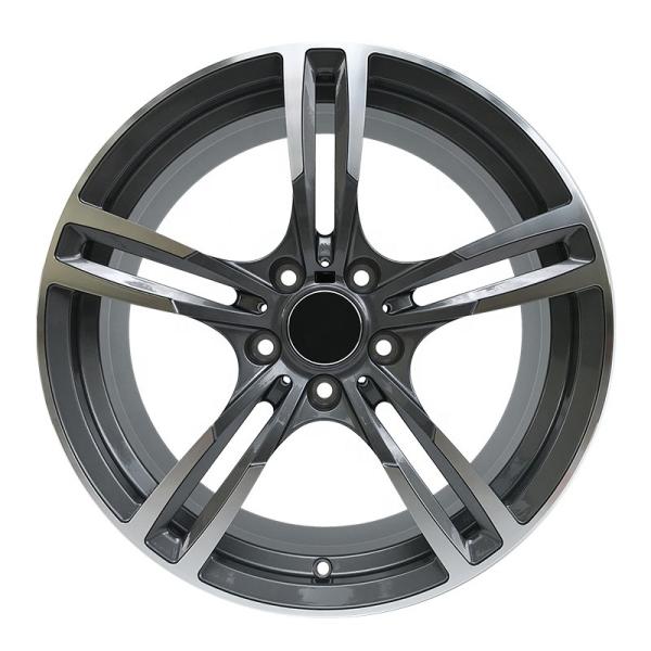 CNC Finishing BMW Replica Wheels 5 Split Spoke High Roundness 19 Inch 74.1
