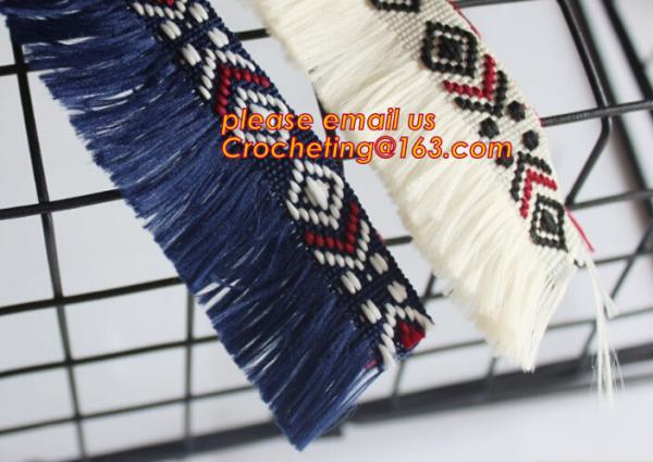 Polyester Yarn Tassel Fringe Trim for Curtain/Pillow Trimming of Home Textile