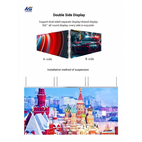 P1.95 Indoor fixed LED screen Ultra-thin LED display screen