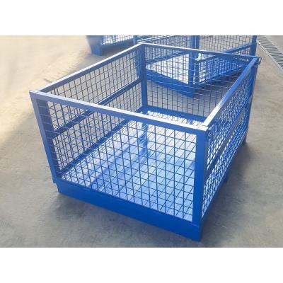 Customized Stackable Wire Container for Heavy Duty Storage and Transport Efficiency