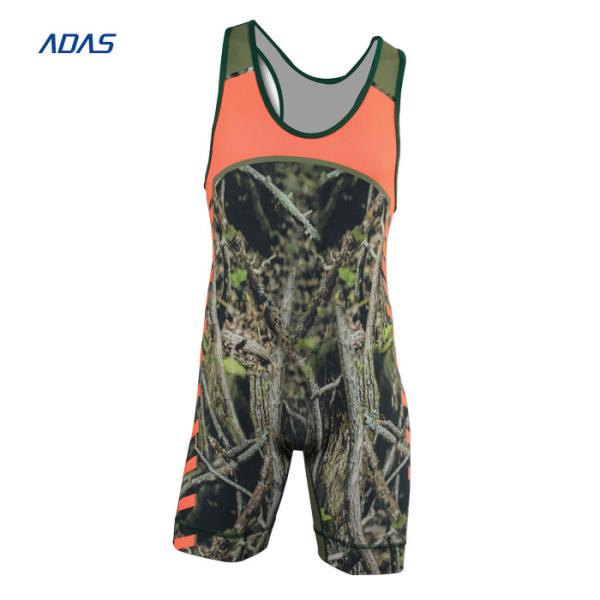 Breathable Youth Sublimated Women Wrestling Spandex Plain 200 Grams