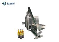 Máquina de enchimento líquida giratória automática de Olive Oil Filling Capping Machine 2000BPH