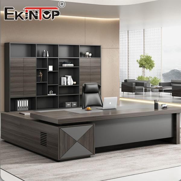 Customizable Classic Solid Wood Executive Office Desk Large Desk With Drawers