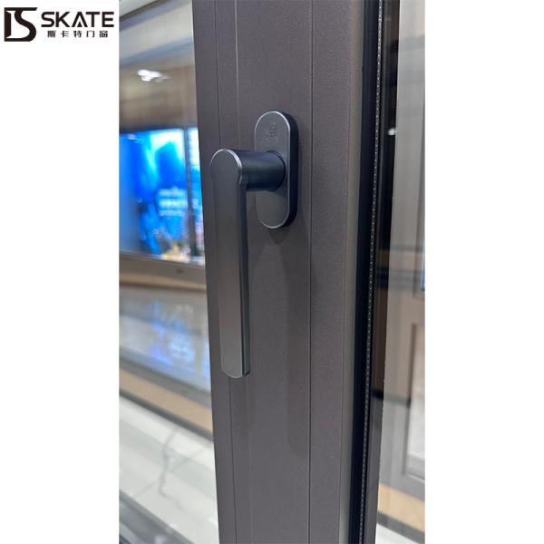 Mode Nouveau design personnalisable aluminium aluminium vitres coulissantes avec 2,2 mm d'épaisseur de paroi