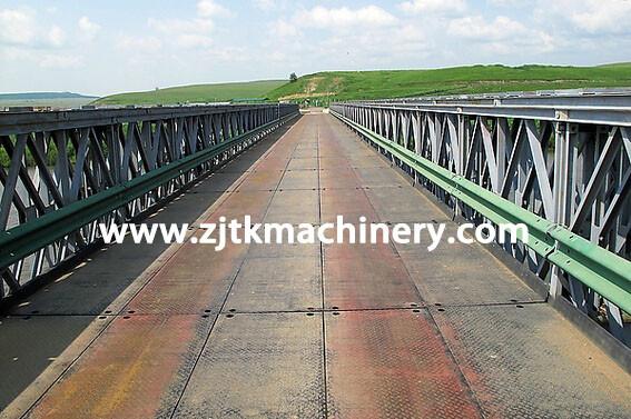 Steel Bailey bridge ,prefabricated steel bridge , Single Lane steel bridge,Compact 200，