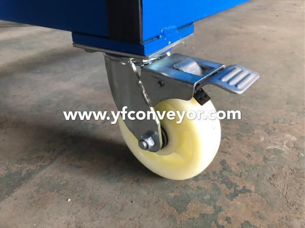 Factory custom Inclined Belt Conveyor System,Adjustable Height Belt Conveyor