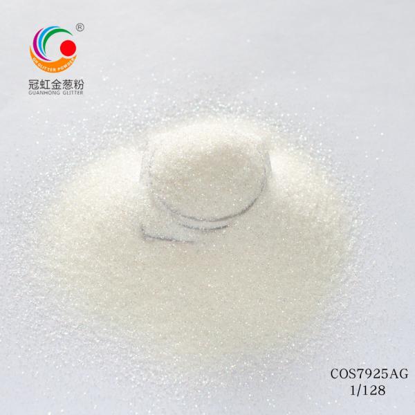 White Biodegradable Makeup Glitter Eyeshadow Powder For Christmas 2.0mm