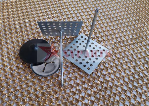 O aço galvanizado perfurou ganchos baixos da isolação para a isolação do tubo de ar do reparo