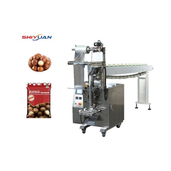 PLC Control Automatic Granule Packing Machine 20-60bags/min Vertical Packaging Machine