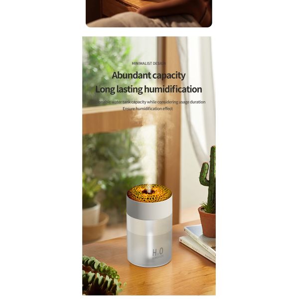 Color Changing Light Ultrasonic Humidifier Auto Shut Off For Home And Office