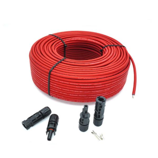 Tinned Copper Conductor Material Direct Current Cable 100m 6mm2 For Solar Panel