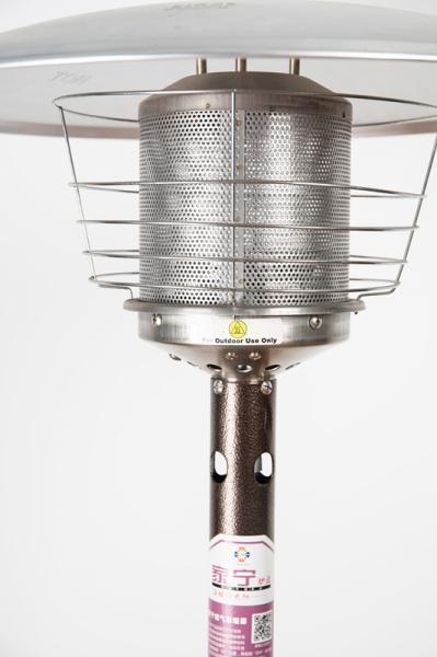 13kw Commercial Gas Patio Heaters , LPG Garden Umbrella Heaters Rainproof