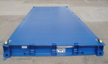20ft Heavy-Duty Steel Floor Shipping Container Platform for Maximum Payload 45000kg and 30 cbm Capacity