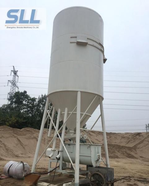 22000L Cement Storage Silo Double Discharging Design Different Types Available