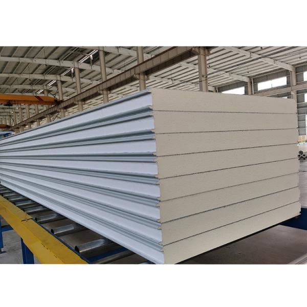 Outdoor PU Polyurethane Composite Panels For Cold Room Sandwich Board With Metal Panel