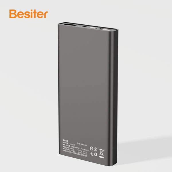 BSTD-0006 10000mAh Capacity 5V/2A Fast Charging Slim Portable Pawer Bank