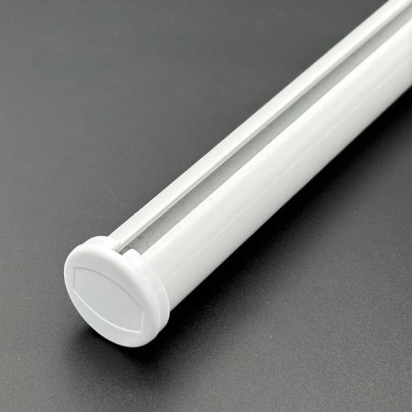 20mm Aluminum Bottom Rail For Roller Blinds Round Shape Blinds Accessories