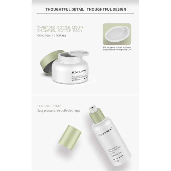 300ml que alisa do animal de estimação transparente cosmético da garrafa do tonalizador a garrafa cosmética