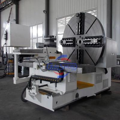 Standard Large Floor Type Lathe For Machining 2500mm Shipyard Propeller