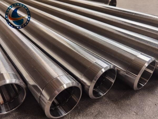 Continuous Slot Wedge Wire Screen Cylinders For Oil Well