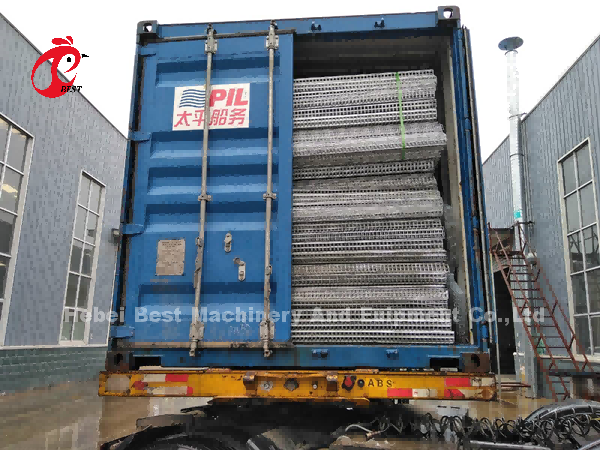 Система клетки батареи ячеистой сети автоматическая в птицеферме Mia Нигерии