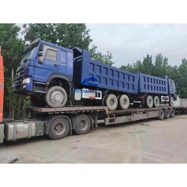 371HP 18m3 Cargo Box Used SINOTRUK Tipper Truck For South Sudan