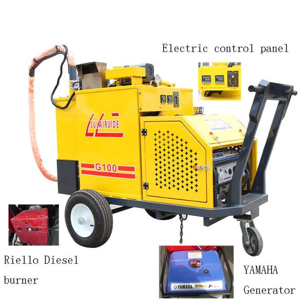 100L Hot Melt Concrete Road  Asphalt Crack Joint Sealing Machine