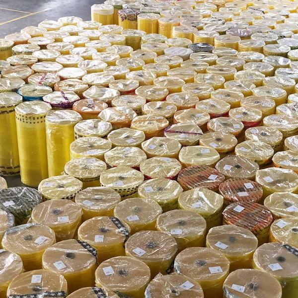 Cinta Adhesiva Reforzada de Alta Resistencia para Embalaje en Rollo Jumbo