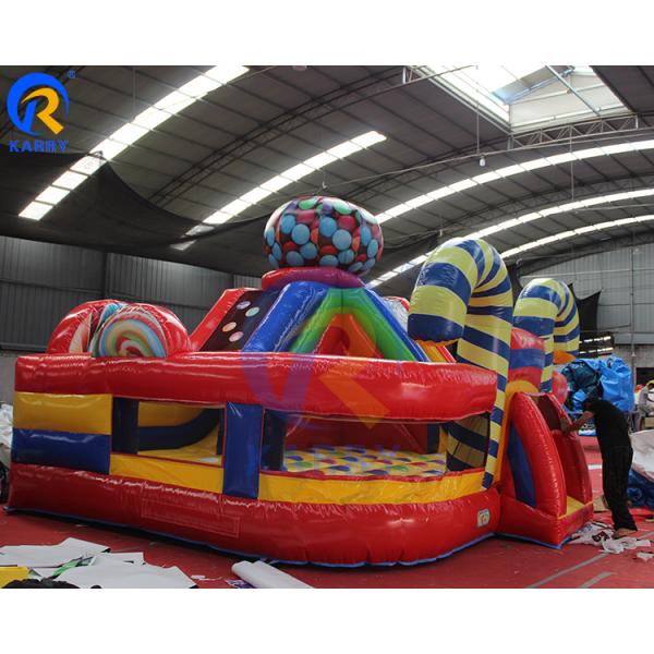 Certificate EN71/CE Inflatable Castle Slide Combo Jumping Bouncy Castle with Slide
