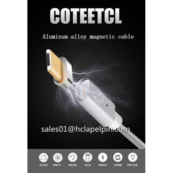 For iPhone 5S 5C 6 6S Plus iPad 4 5 Air Mini Magnet Charging Original 2A USB magnetic data cable