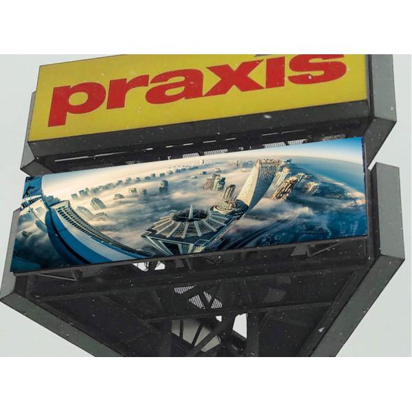 IP65 наружной рекламный светодиодный дисплей P6.67mm P8mm 3840Hz скорость обновления