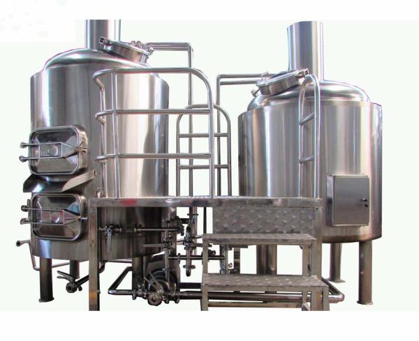 Stainless Steel  2 Vessel Brewhouse 20BBL Brewery Equipment With Electric Heating