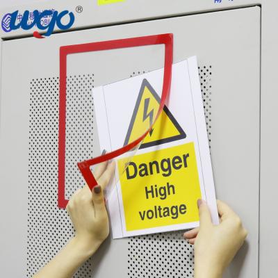 ODM A4 Sign Holder ISO 9001 Approved Outdoor Sign Holder Wall Mount