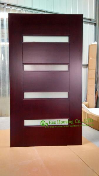 Solid wood pivot front door for sale, modern external pivot doors, High quality pivot entrance door