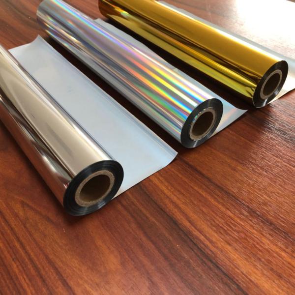 Fuel de estampado en frío PET 12 micrones Fuel de tonificador holográfico para papel