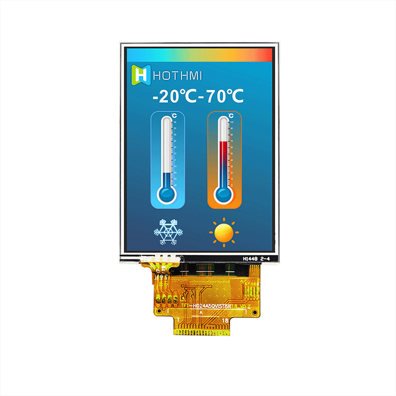 SPI 2,4 сенсорный экран 240x320 солнечного света читаемый TFT дюйма сопротивляющийся