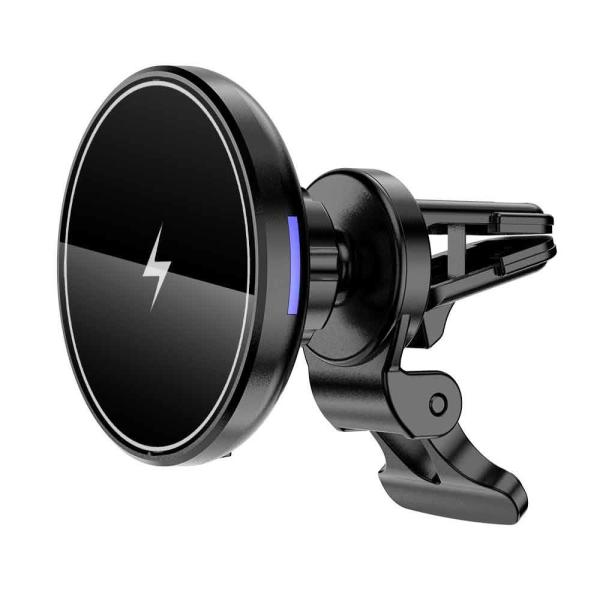 Magnetic 15W 5W Car Mount Wireless Charger Air Vent For IPhone 12