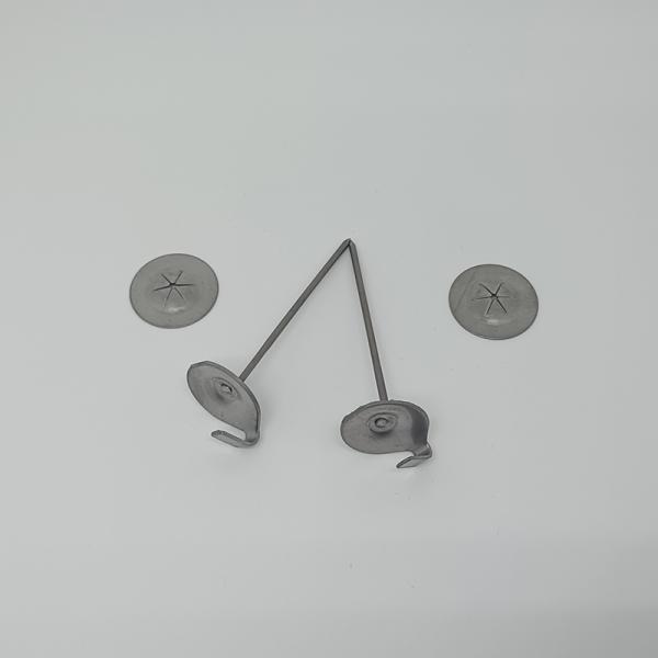HVAC Systems Parts Cuphead Weld Pins Insulation Fastener For Glass Wool