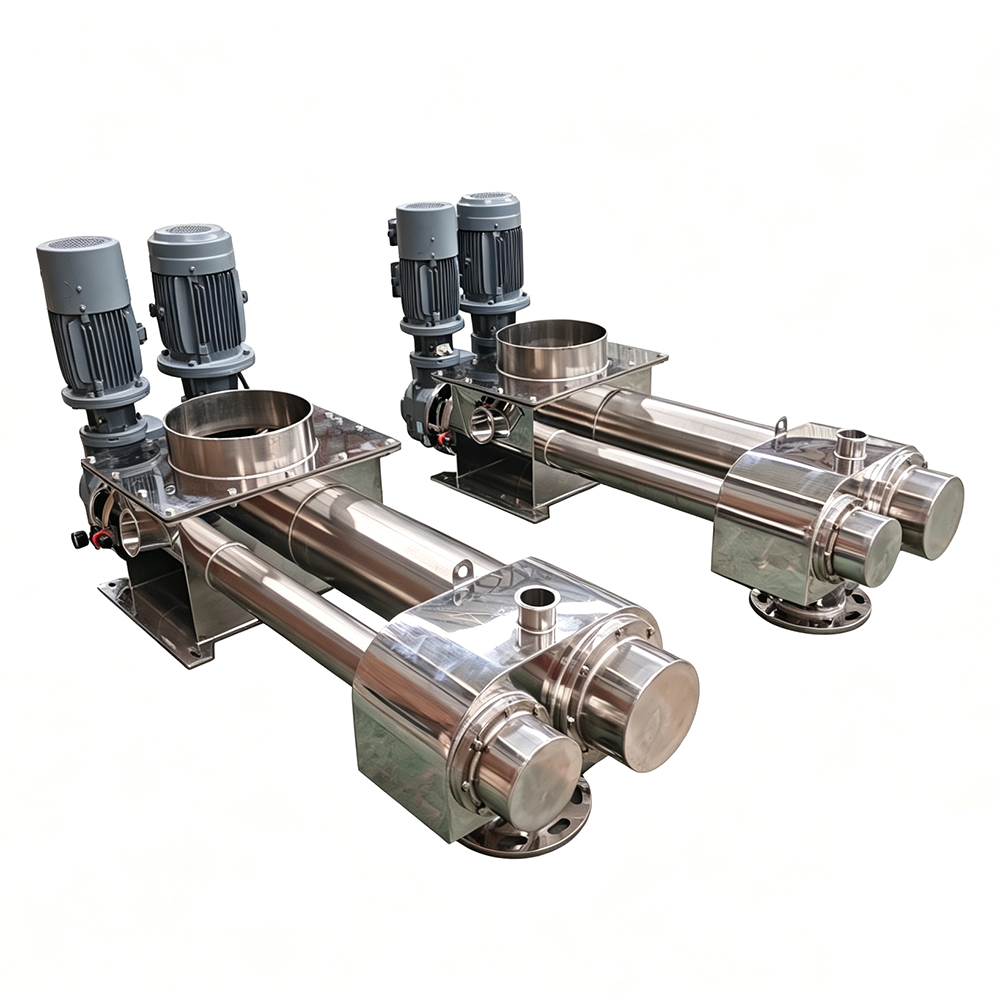 High-Accuracy Customizable Stainless Steel Twin Screw Powder Dosing Feeder for Precise Powder Batching