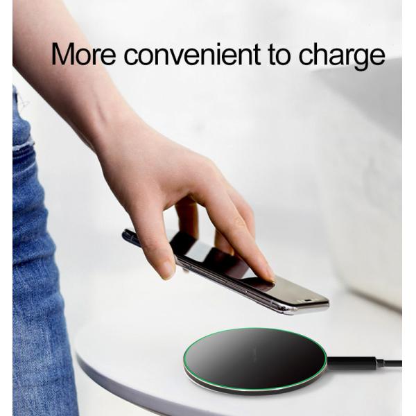 Simple and Fashion Design Wireless Fast Charger, Safe and High Quality Wireless Charger Pad