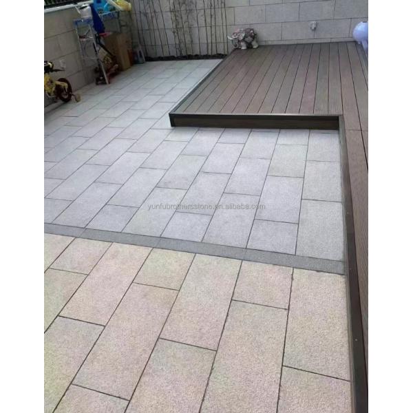 Brothers Stone Flamed Grey Granite Slab Paving Tiles for Honed Natural Stone Driveway