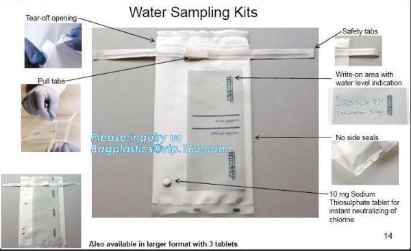 STETILE SAMPLING TWIRLEM BAG, STERILE BAG, ALLA FRANCE OMEGA Cole-Parmer SAINT-GOBAIN Nasco Burkard Dow Corning Nalgene