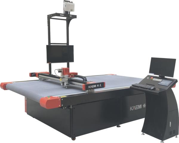 Découpeuse numérique CNC avec cadre bleu et boîtier argenté pour tissu, pour une zone de coupe de 2500*1600mm