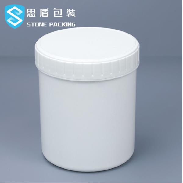 Do parafuso plástico plástico da garrafa 145g do HDPE 1000ML frascos superiores